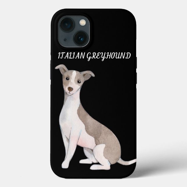 CASO ITALIANO DE GREYHOUND APPLE IPHONE 13. (Verso)