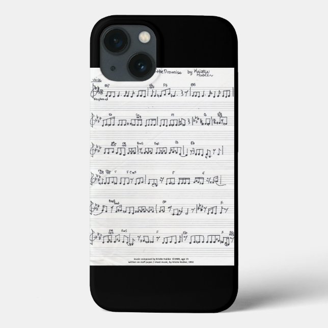Caso Keep Of the Promise Sheet Music iphone 6 (Verso)
