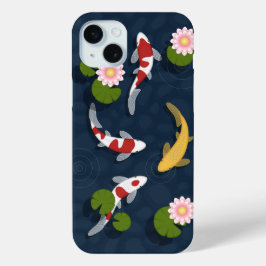 Caso Koi Fish Pond iPhone 15 Plus