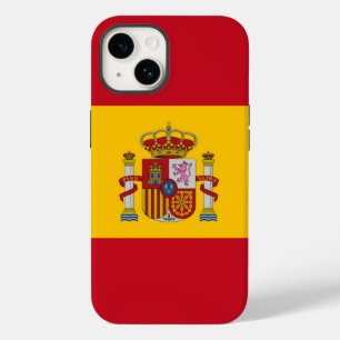 Caso-Mate Apple Patriótico, bandeira da Espanha, C