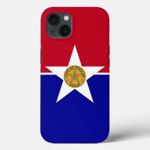 Caso-Mate Apple Patriótico, bandeira Dallas