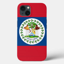 Caso-Mate Apple Patriótico, bandeira de Belize