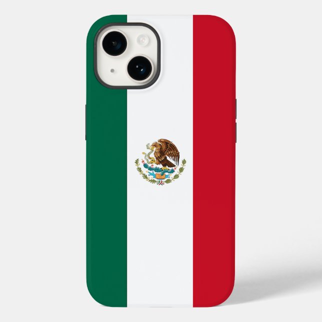 Caso-Mate Apple Patriótico, bandeira do México, Ca (Verso)