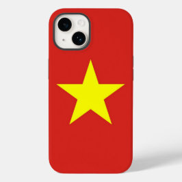 Caso-Mate Apple Patriótico, bandeira do Vietname,