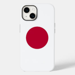Caso-Mate Apple Patriótico, bandeira japonesa Case
