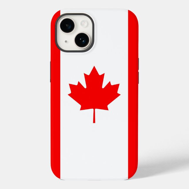 Caso-Mate Apple Patriótico, Canadá Flag Case-Mate  (Verso)