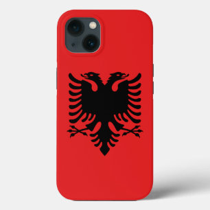Caso-Mate de Apple Patriótico, bandeira da Albânia