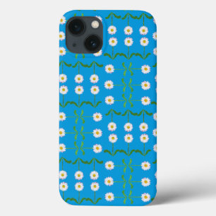 Caso-mate do iPad Mini Retina: Daisies on Teal