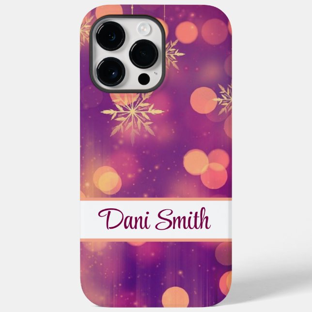 Caso máximo do iPhone 14 Pro personalizado (Verso)