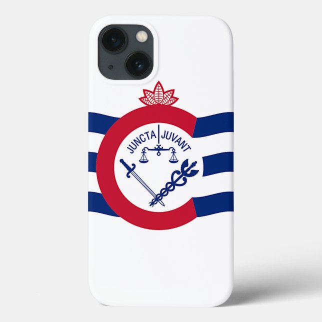 Caso Patriótico do Ar Ipad com Bandeira de Cincinn (Verso)