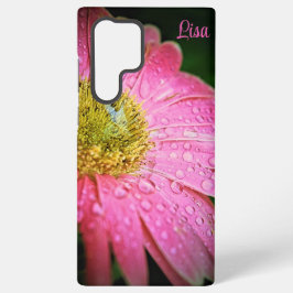 Caso Personalizado da Samsung - Gerbera Daisy Rosa