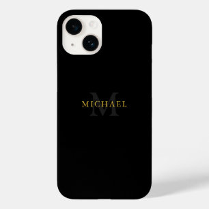 Caso Personalizado do iPhone 14 com Nome e Inicial