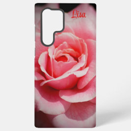 Caso Personalizado Rosa Rosa Rosa Flor Samsung