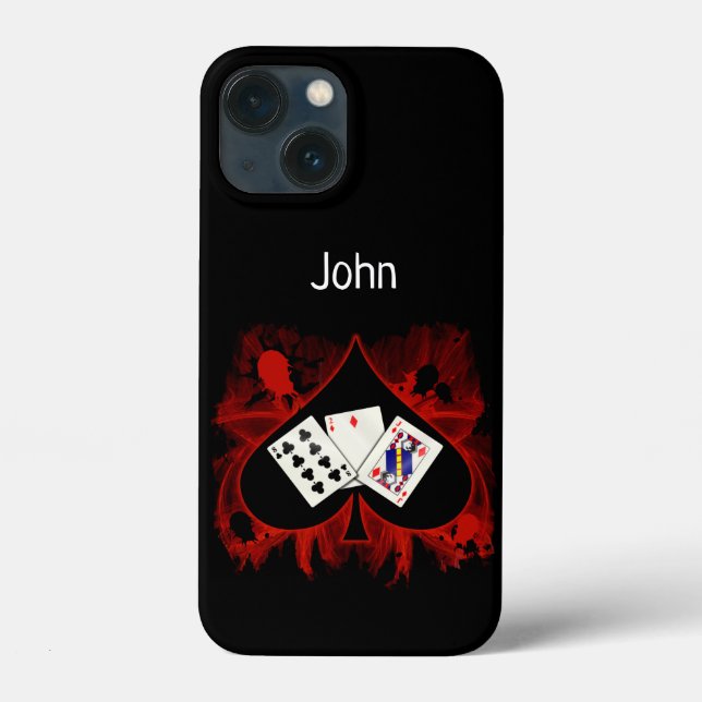 Caso Poker iPhone 13 (Verso)