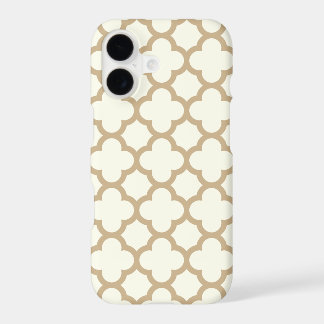 Caso positivo do iPhone 7 de Quatrefoil na areia