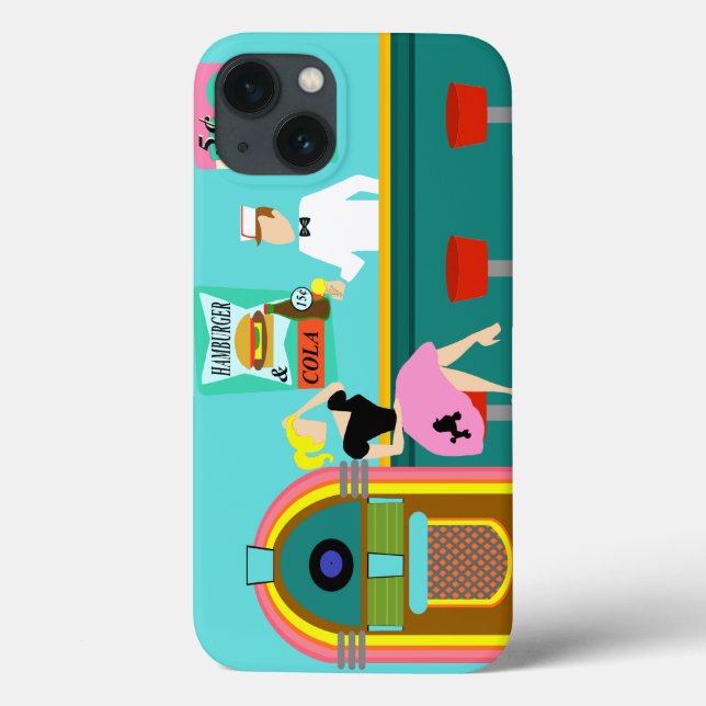 Caso Retro Soda Fountain iPhone 6 (Verso)