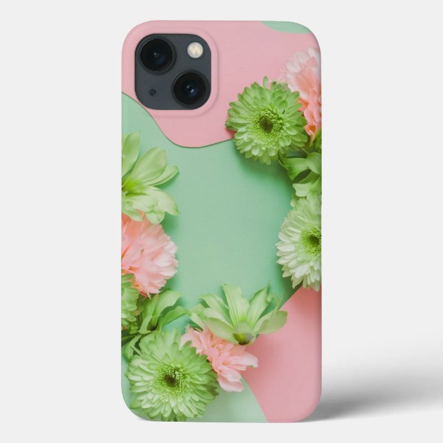 Caso rosa do iPhone 13 para a celebração do Espíri (Verso)