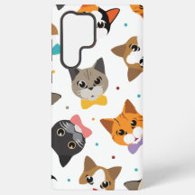 Caso S23 com minha adorável 📱 🐾 caso de gatos |