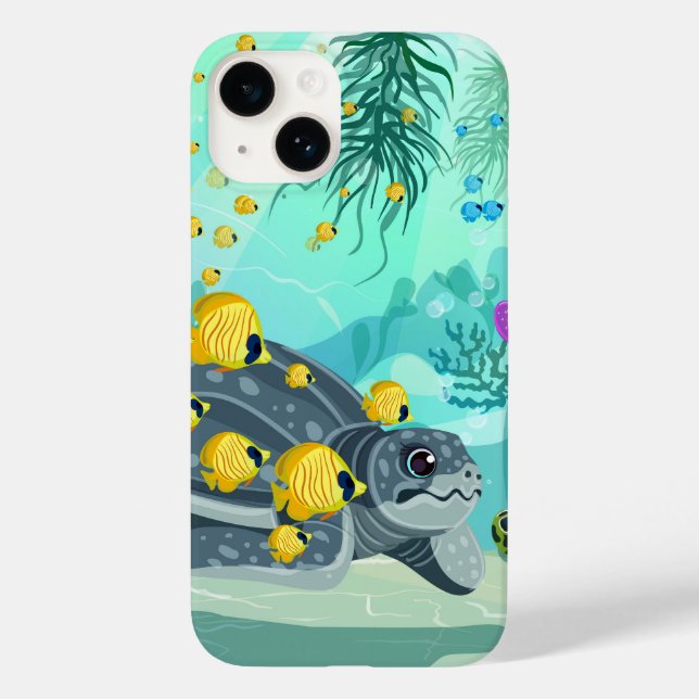 Caso Sea Life iPhone 14 (Verso)