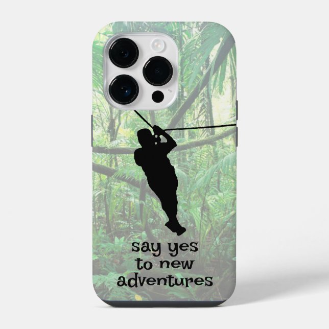 Caso Smartphone Do Zipline Adventure Design (Verso)