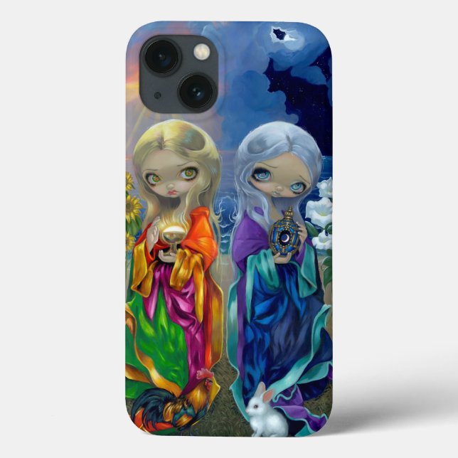 Caso "Sun Child and Moon Child" do iPhone 6 (Verso)