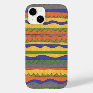 Caso tribal corajoso do teste padrão iPhone7