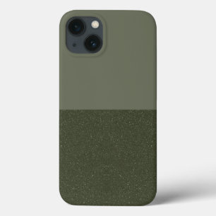 Caso verde iPhone 13 de dois tons - Personalizável