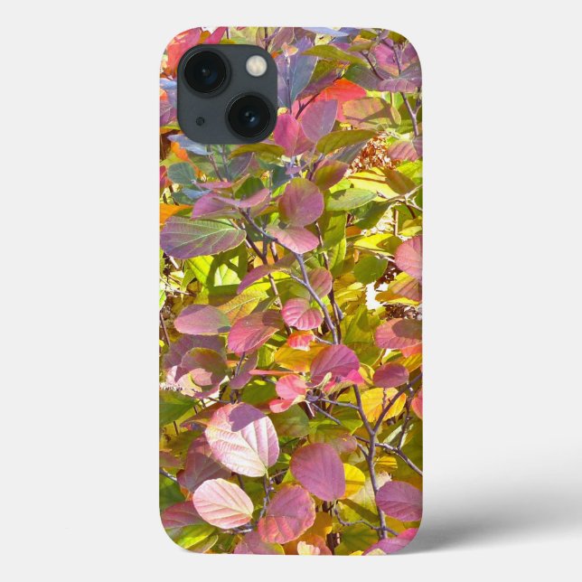 CASO "VERDE LIMÃO PINK FALL LEAVES" PARA MINI DE i (Verso)