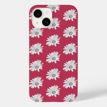 Caso Viva Magenta Floral Daisy iPhone / iPad