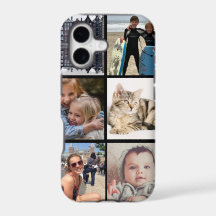 caso XR do iPhone com múltiplas colagens de fotos