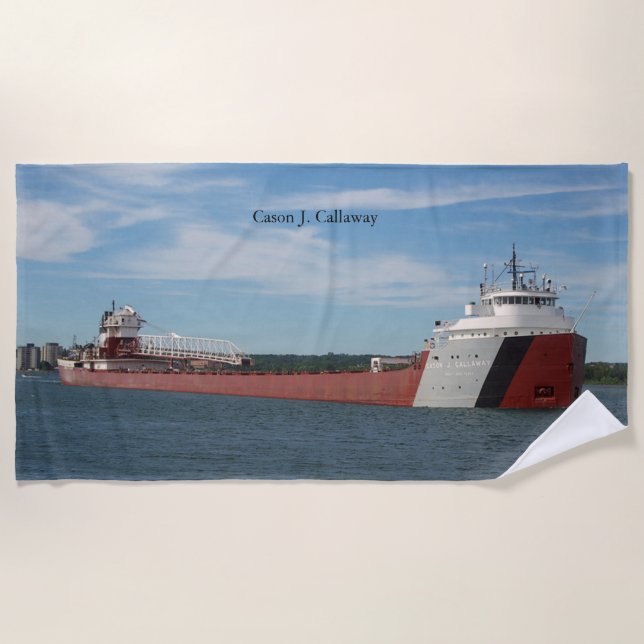Cason J. Callaway, toalha de praia (Frente)