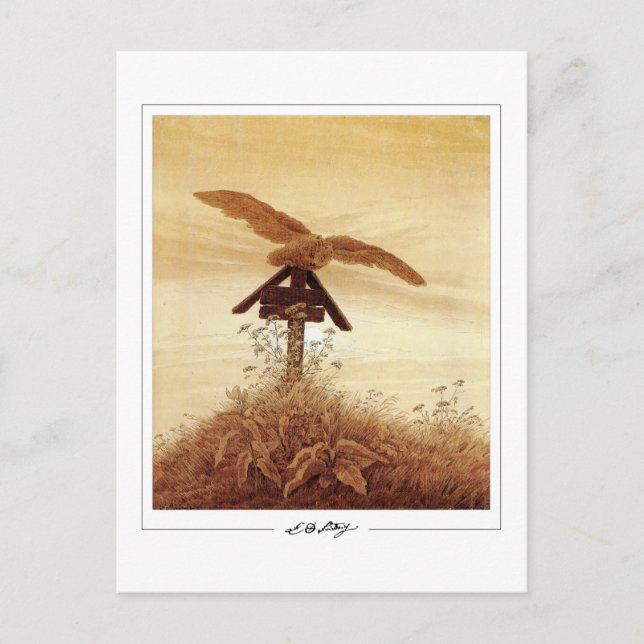 Caspar David Friedrich #131 - Cartão Postal de Art (Frente)