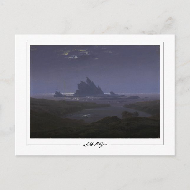 Caspar David Friedrich #165 - Cartão Postal de Art (Frente)
