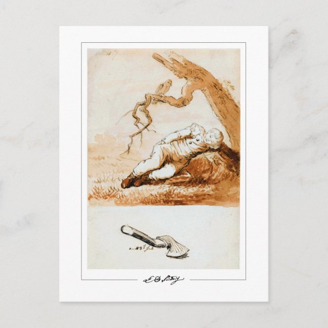 Caspar David Friedrich #201 - Cartão Postal de Art (Frente)