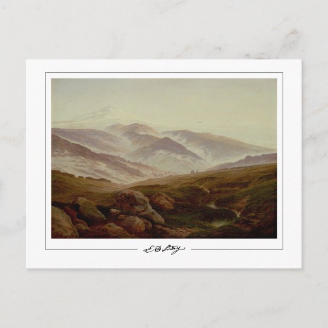 Caspar David Friedrich #22 - Cartão Postal de Arte (Frente)