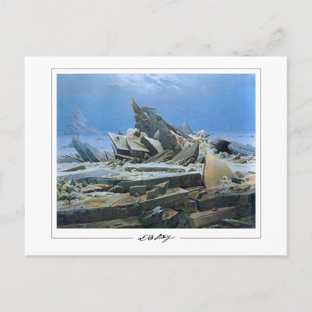 Caspar David Friedrich #24 - Cartão Postal de Arte (Frente)