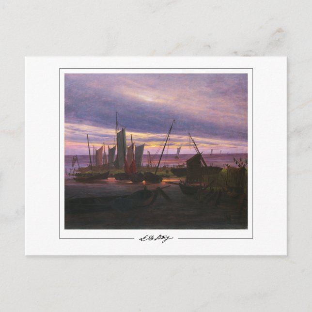 Caspar David Friedrich #55 - Cartão Postal de Arte (Frente)