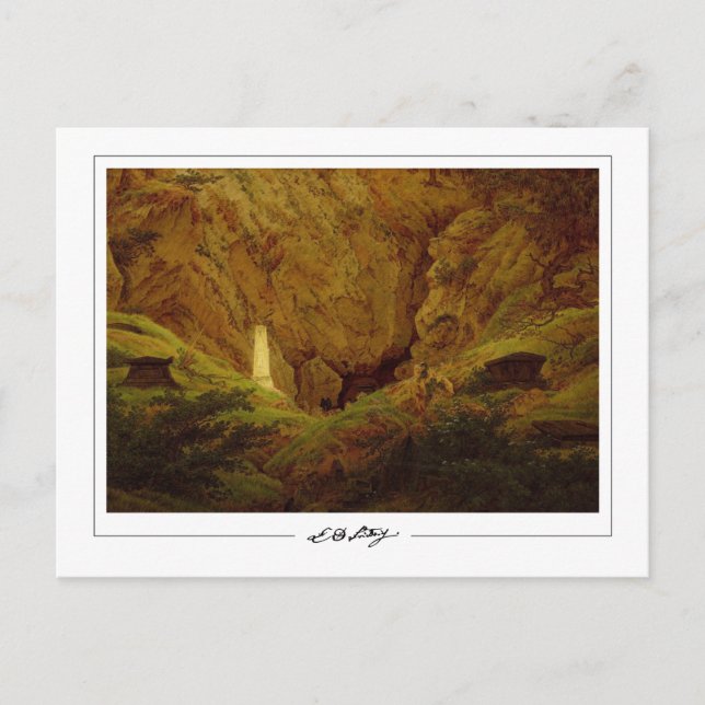 Caspar David Friedrich #56 - Cartão postal de arte (Frente)