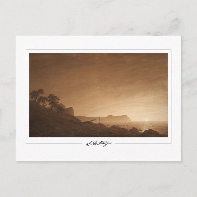 Caspar David Friedrich #7 - Cartão Postal de Arte  (Frente)