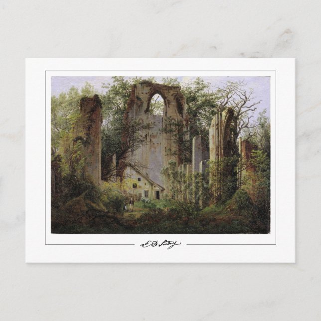 Caspar David Friedrich #93 - Cartão postal de arte (Frente)