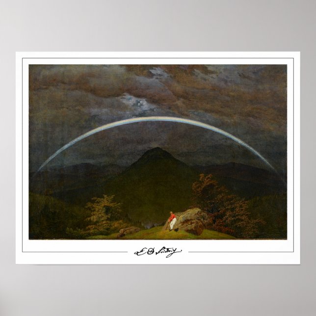 Caspar David Friedrich Zedign Art Poster nº 46 (Frente)