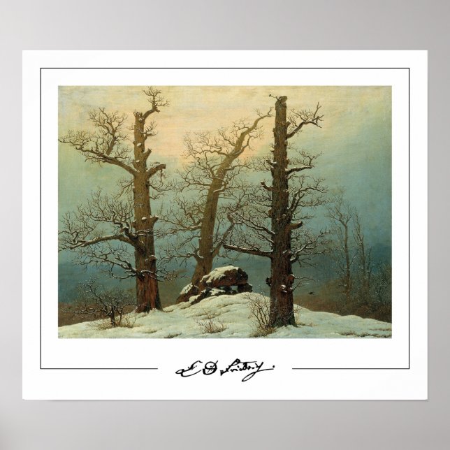 Caspar David Friedrich Zedign Art Poster nº 6 (Frente)