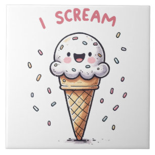 Casquinha de Sorvete I Scream com Confeitos