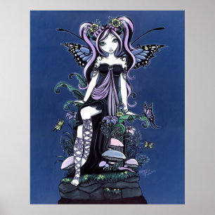 Cassandra Mushroom Fairy Poster