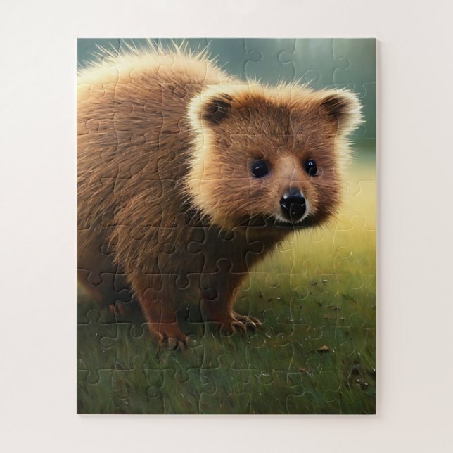 Castanha australiana Quokka, Quebra-cabeça de serr (Vertical)
