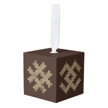 Castanho Báltico Étnico Personalizado Pixelado