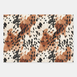 Castanho-Creme-Animal Cowhide