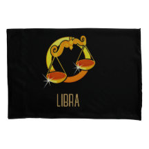 Castanho e dourado - Sinal zodiano de Libra preto