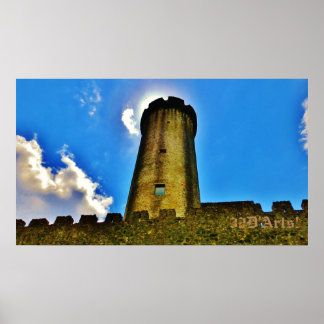 Castello di Malgrate Rapunzel Tower, Poster Print