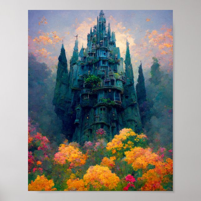 Castelo 2 Fantasy Art Poster (Frente)
